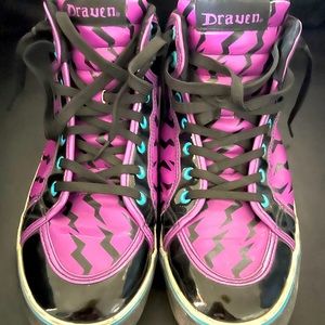 Draven “Lightning Bolt” hi tops.